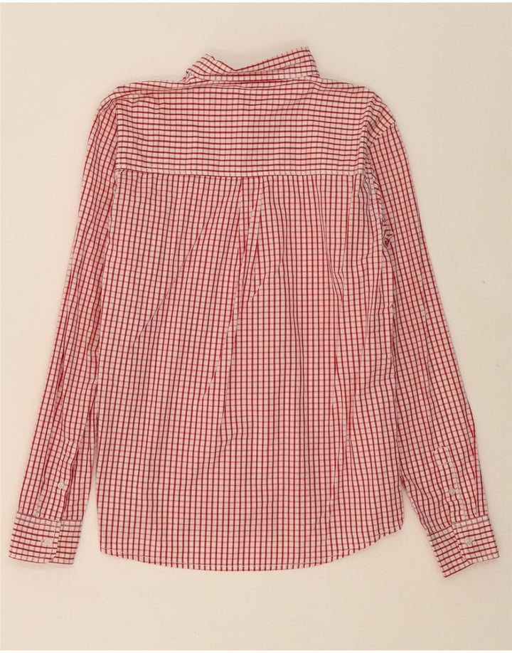 BENETTON Mens Shirt Small Red Check Vintage Benetton and Second-Hand Benetton from Messina Hembry 