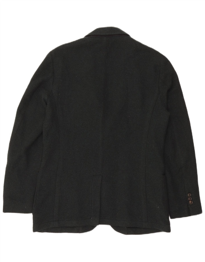 Jaqueta Blazer Masculina Gant com 2 Botões IT 50 Lã Verde Grande