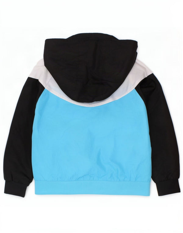 Jaqueta de treino com capuz Nike Boys 2-3 anos azul colorblock poliéster