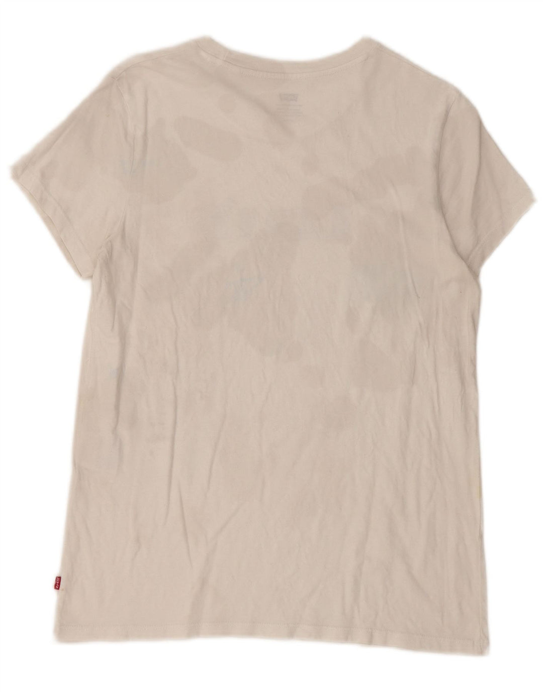 Camiseta feminina Levi's com estampa gráfica pequena branca