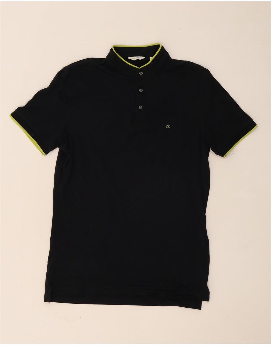 Camisa polo masculina CALVIN KLEIN XS preta