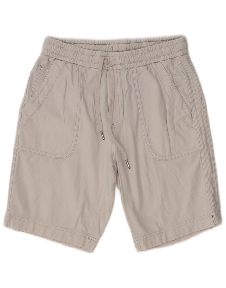 Bermuda feminina Athleta US 0 XS W28 algodão cinza