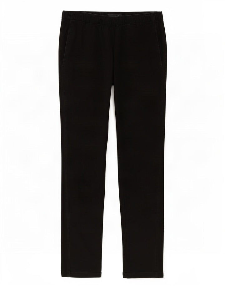 Calça de treino masculina Marks & Spencer pequena de algodão preto