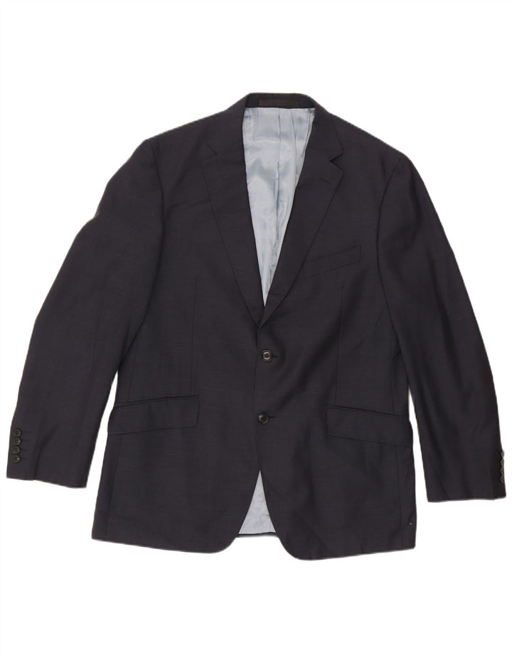Jaqueta blazer masculina de 2 botões Marks & Spencer Reino Unido 38 azul marinho médio
