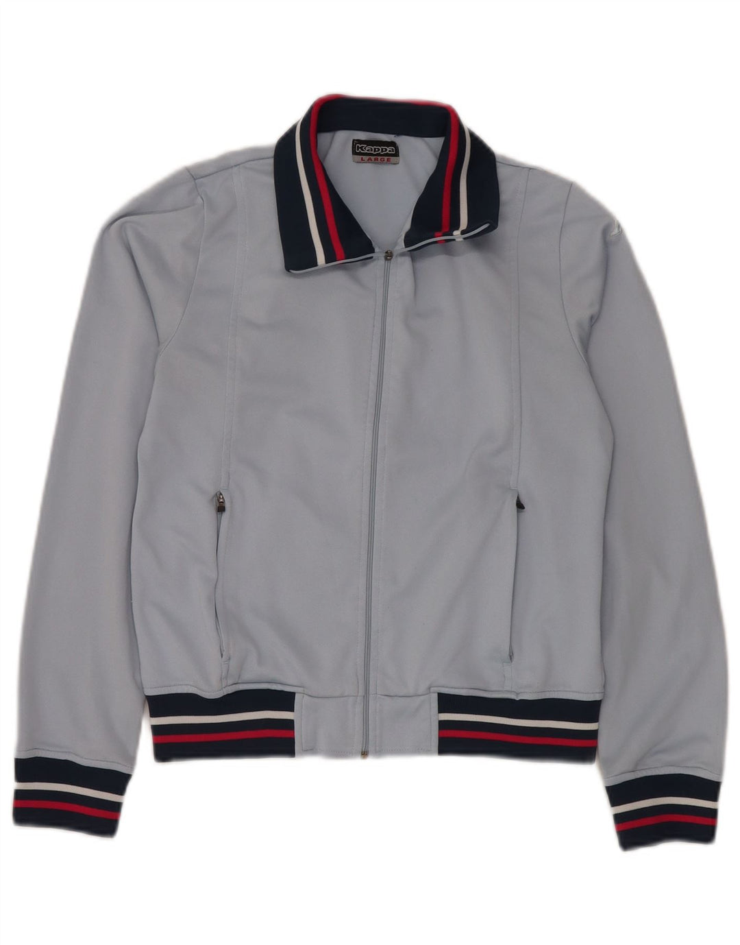 Jaqueta feminina KAPPA UK 14 grande bloco colorido azul poliéster