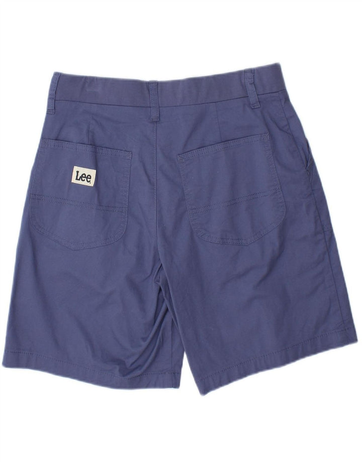 LEE Shorts Chino Feminino EUA 6 Médio W30 Azul