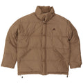 Jaqueta acolchoada masculina Ellesse UK 40 poliéster bege grande