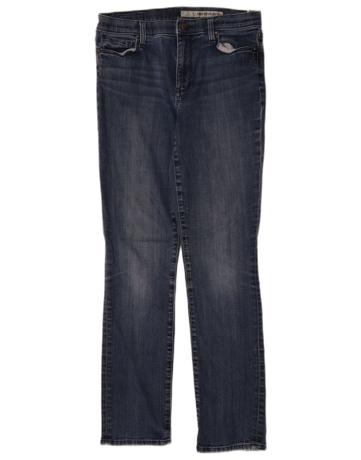 DKNY Jeans Slim Feminino US 6 Médio W30 L30 Azul Algodão
