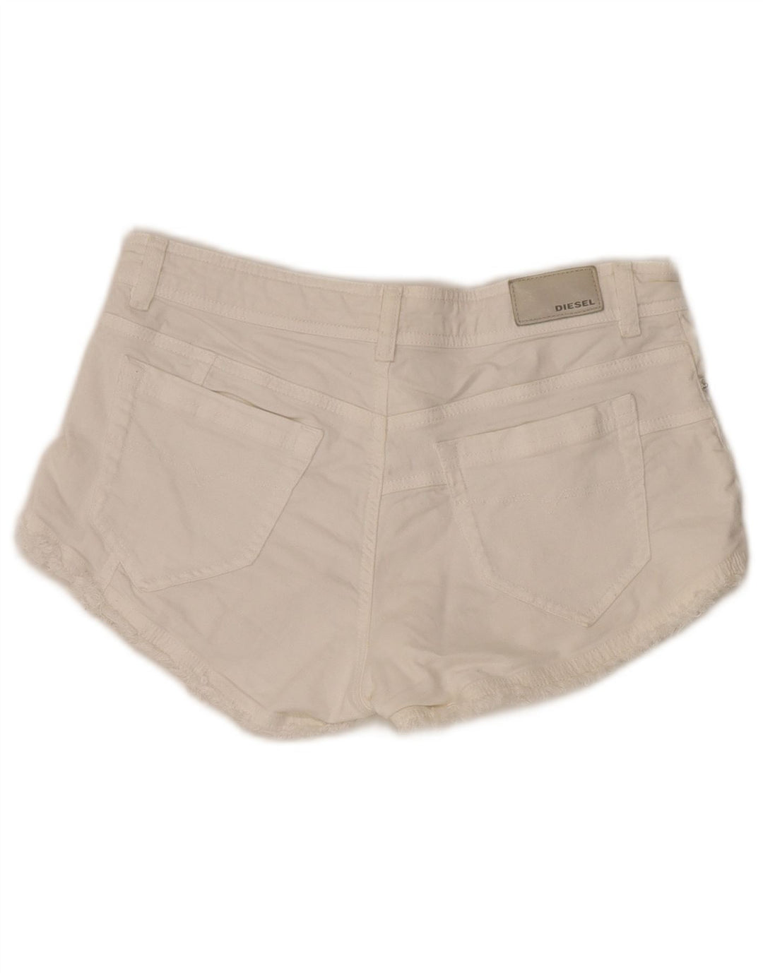 Shorts jeans feminino Diesel W28 médio branco
