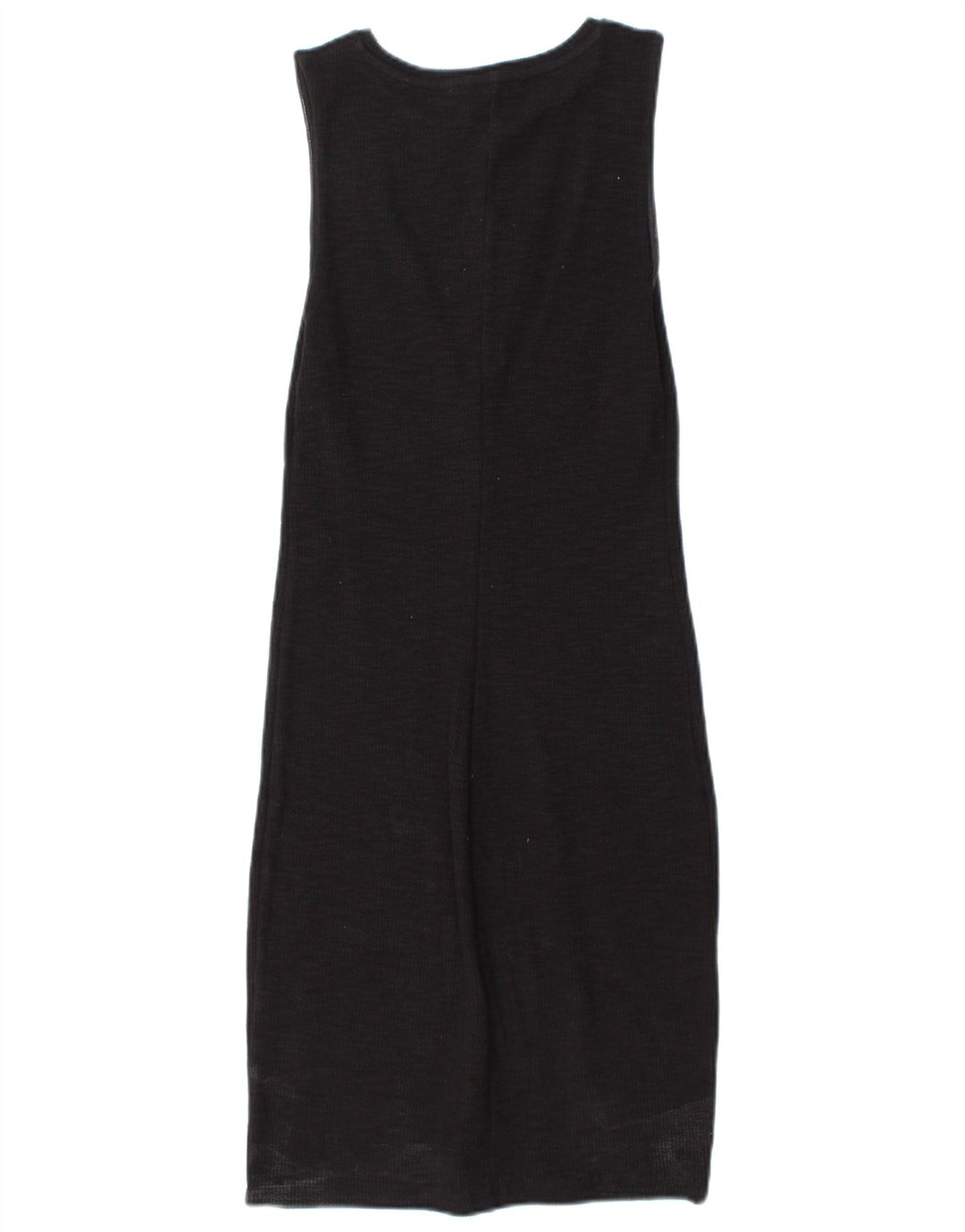 Vestido feminino Zara com bainha sem mangas UK 10 pequeno preto
