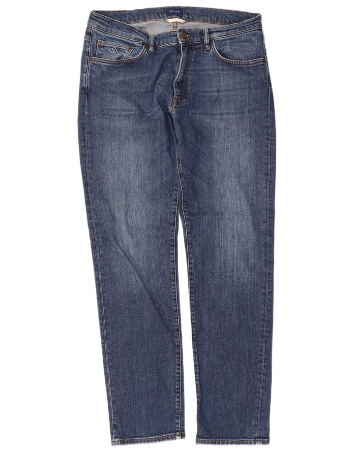 Jeans retos masculinos Gant W34 L32 azul