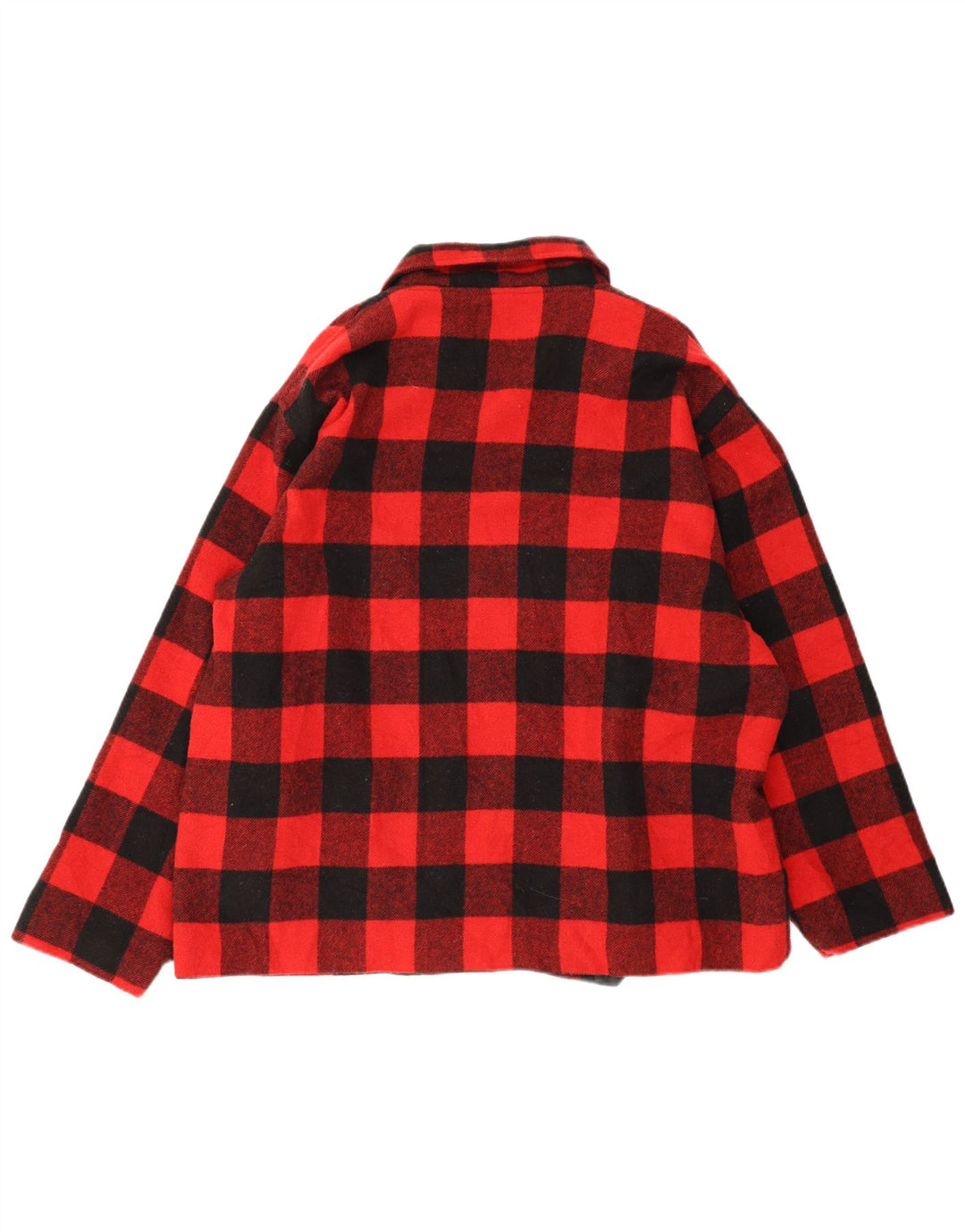 Jaqueta masculina Shacket do filme Reino Unido 40 grande vermelho guingão