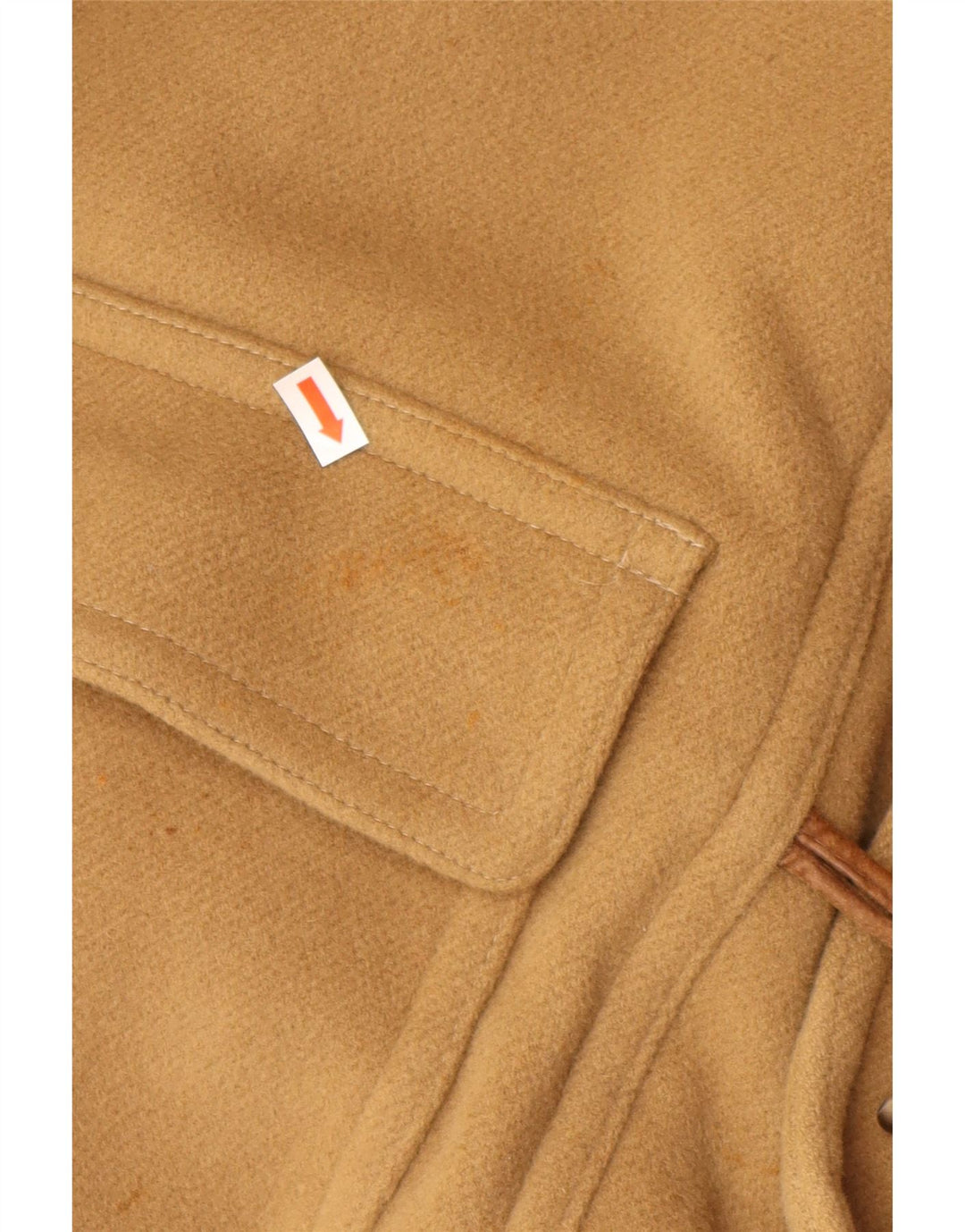 Casaco masculino VINTAGE com capuz IT 52 XL lã bege