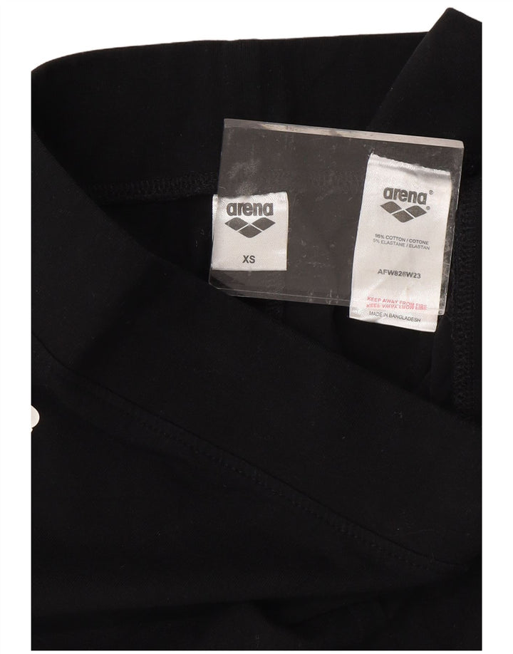 Leggings femininos ARENA UK 6 XS algodão preto