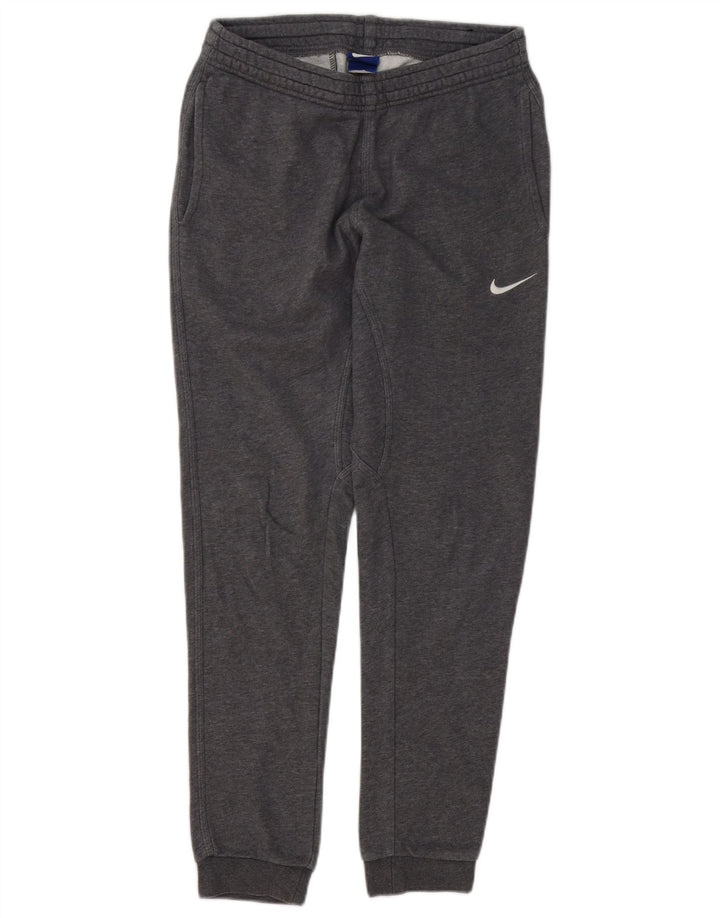 Calça de treino masculina Nike joggers pequeno algodão cinza