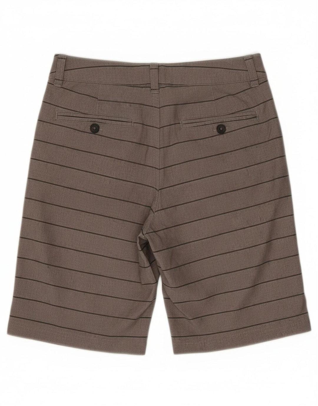 Under Armour Boys Chino Shorts 9-10 anos W25 poliéster listrado cinza