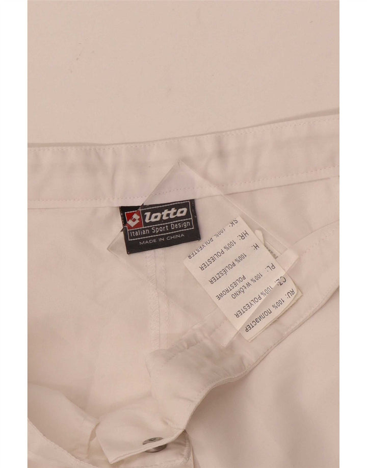 Shorts feminino casual Lotto W28 médio branco