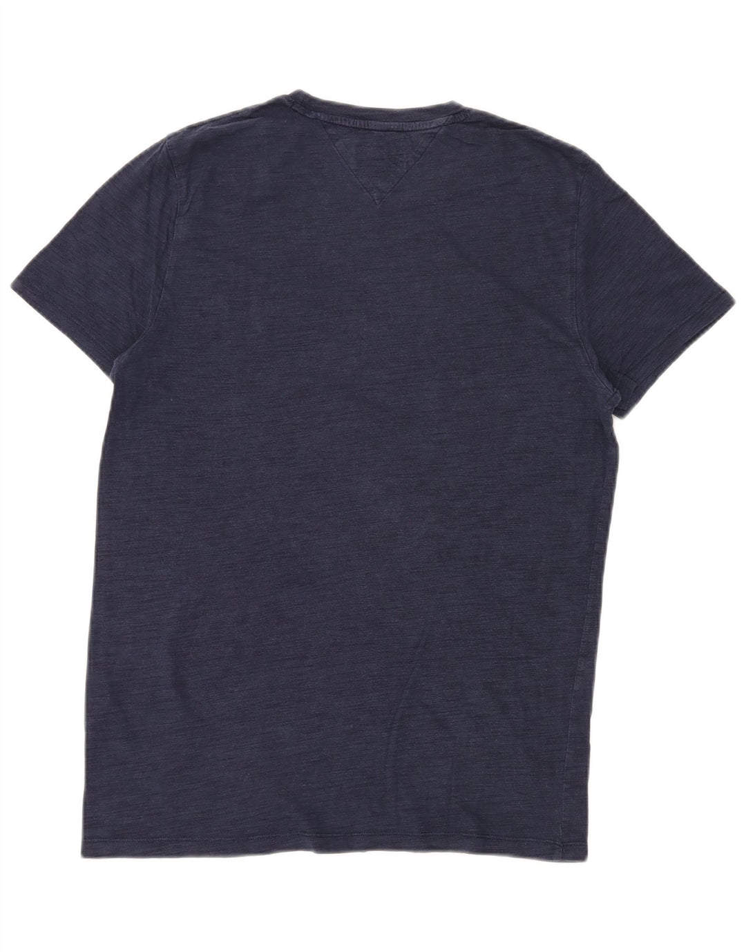 TOMMY HILFIGER Camiseta masculina Top Médio Azul Marinho Lyocell