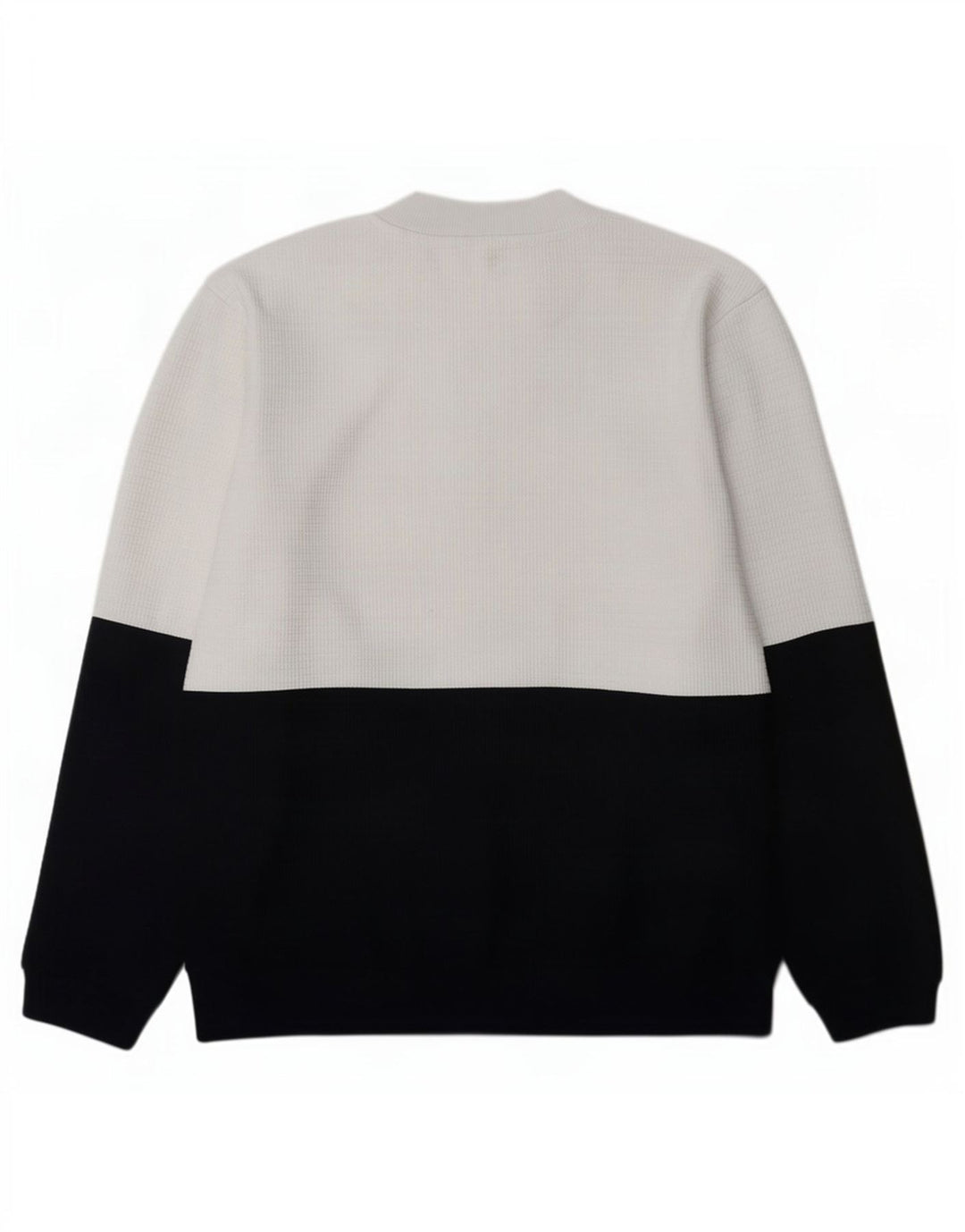 Zara Moletom Masculino Jumper XL Branco Colorblock Poliéster