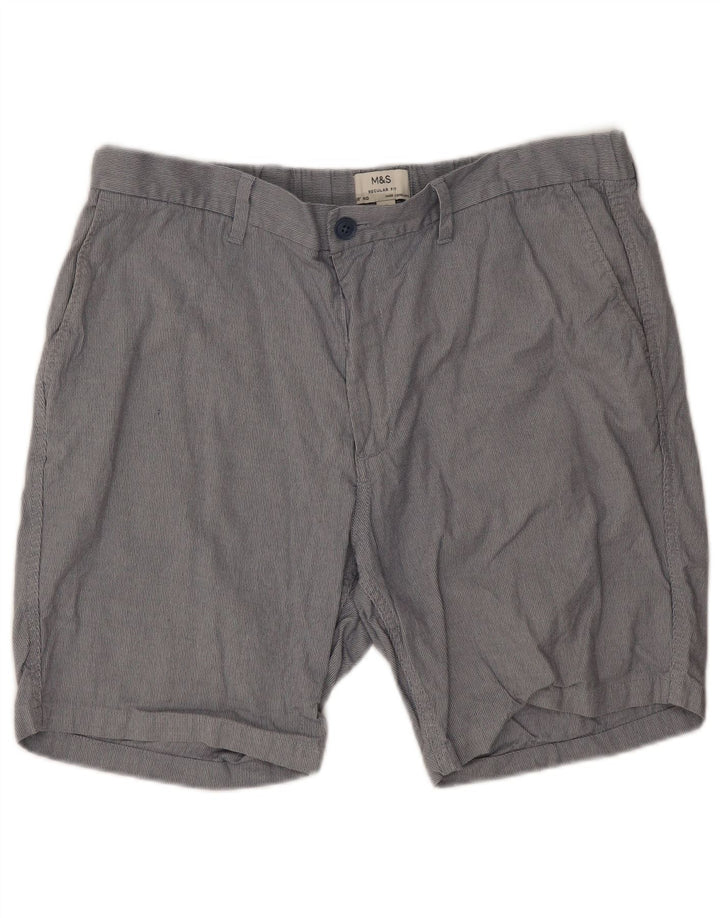 Shorts chino masculino MARKS & SPENCER W38 XL cinza poliéster