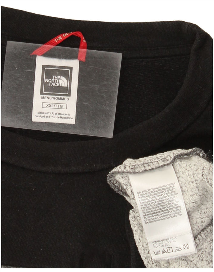 Moletom masculino The North Face 2XL cinza colorblock algodão moderno