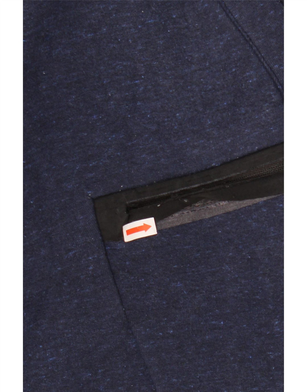 Calça de treino masculina Nike Crop Cargo médio azul marinho manchada