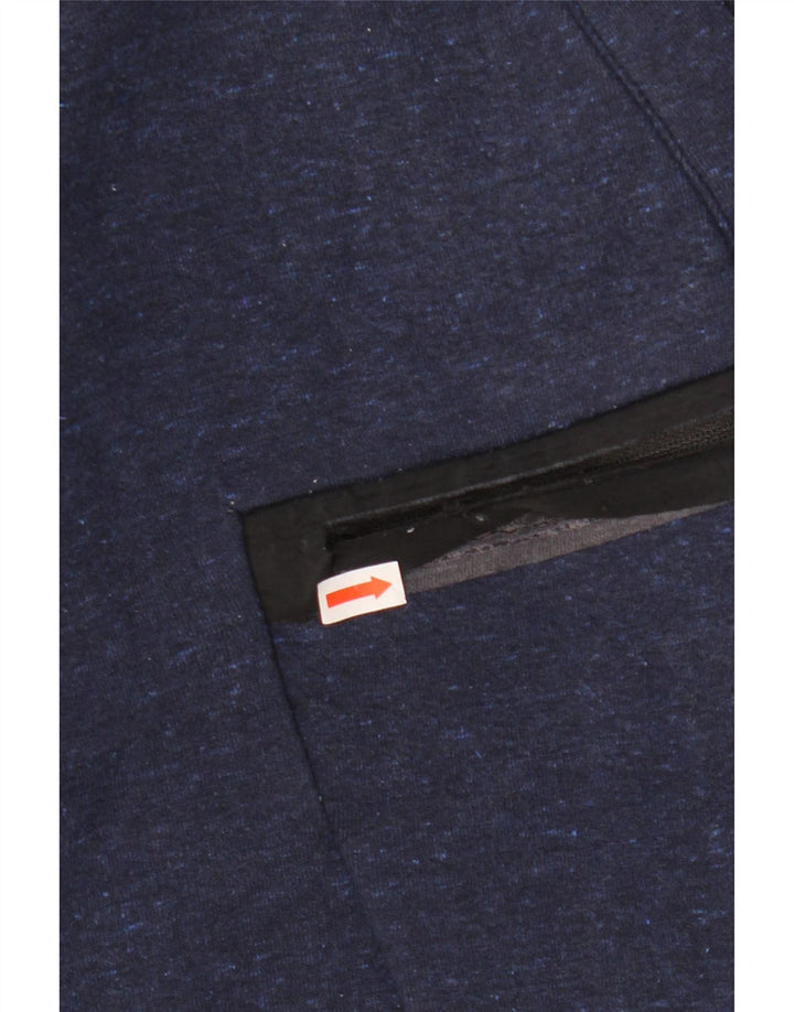 Calça de treino masculina Nike Crop Cargo médio azul marinho manchada