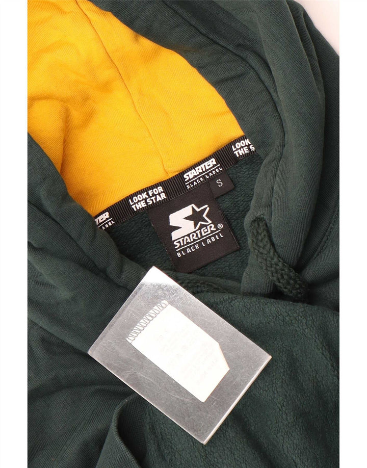 Jumper com capuz gráfico masculino Starter pequeno algodão verde
