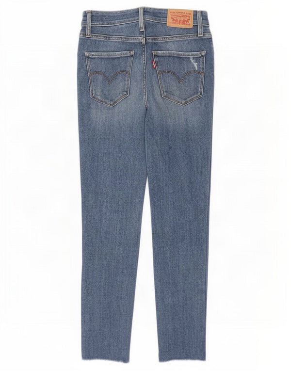 Calça jeans feminina Levi's 721 Distressed W27 L26 azul algodão