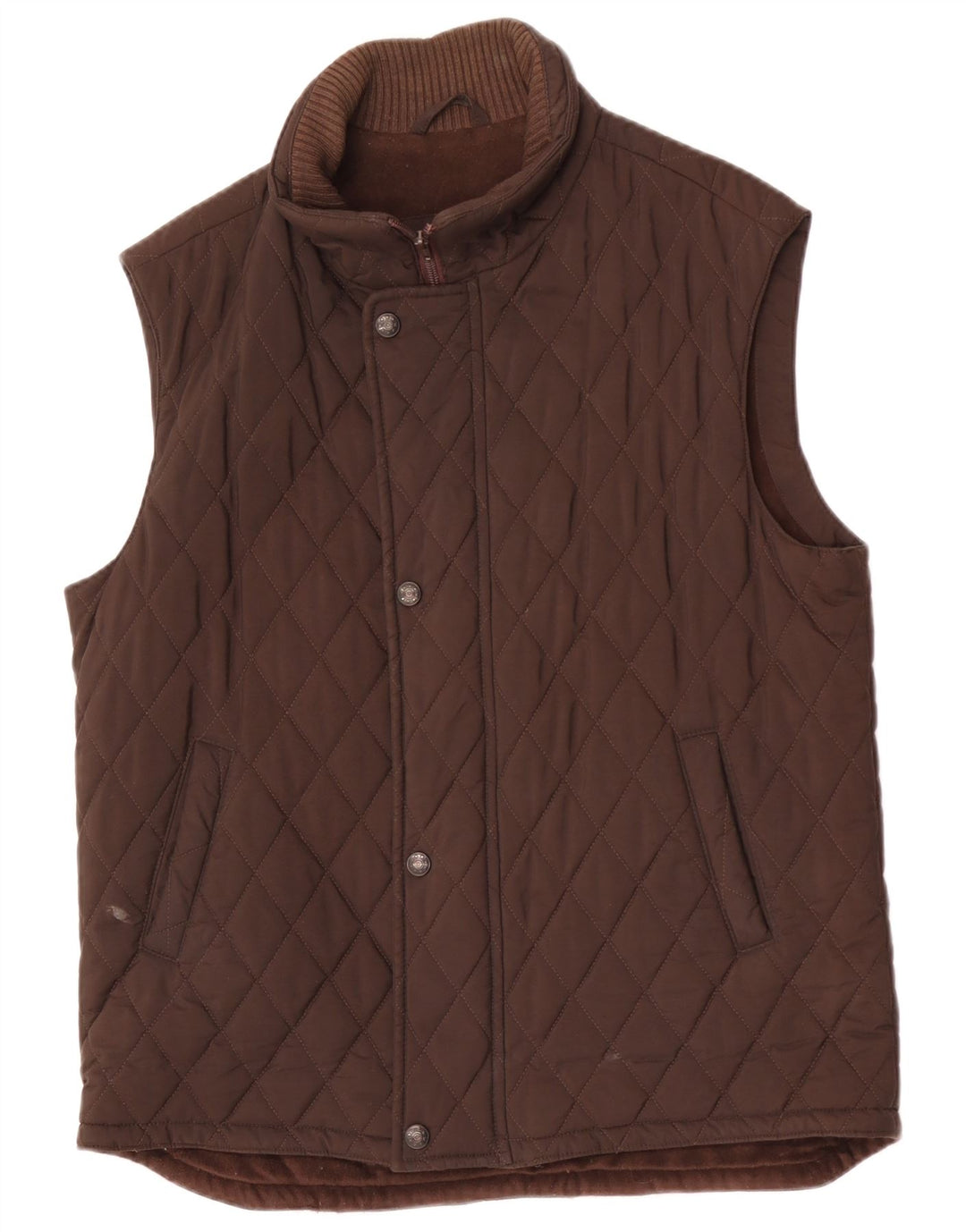 Colete acolchoado masculino Arcadia UK 38 marrom médio