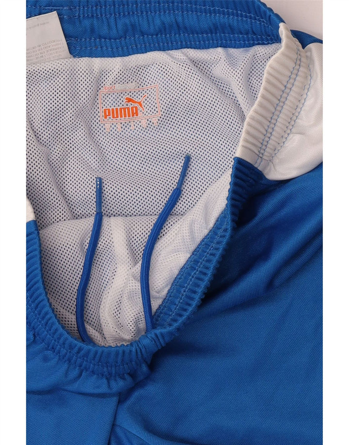 Puma Mens Sport Shorts Pequeno Azul Colorblock