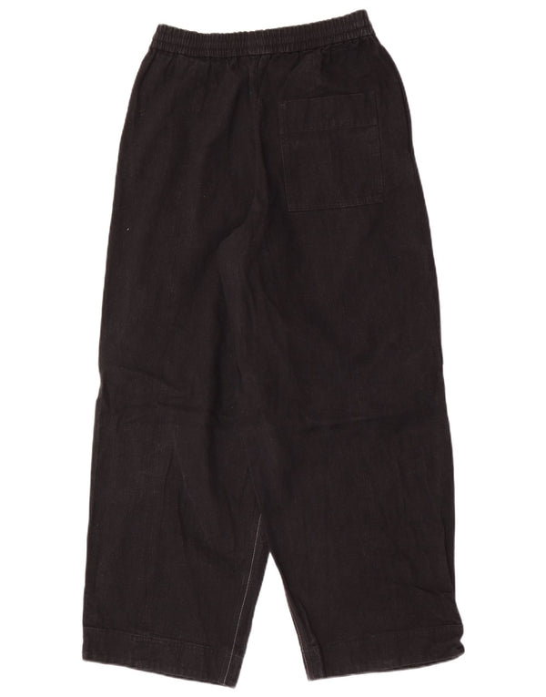 Calça masculina Cos cintura alta com perna larga XS W28 L27 linho preto