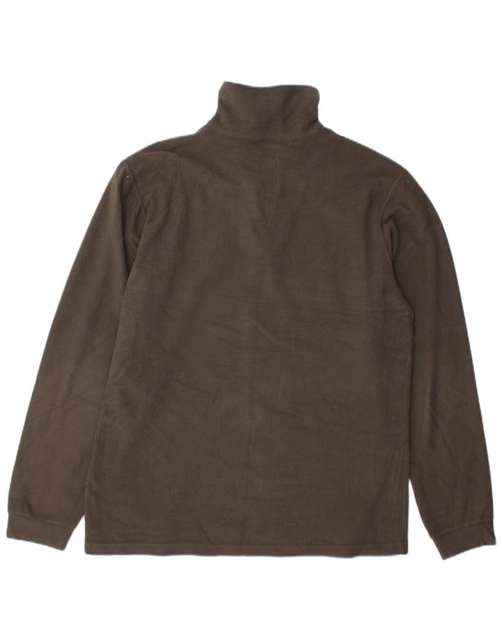 Jumper de lã masculino Champion com zíper e gola grande cinza