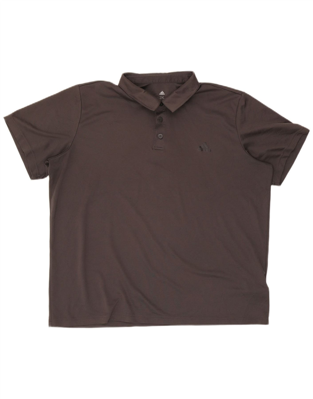 Adidas Mens Climalite Polo Shirt 2XL Cinza Poliéster