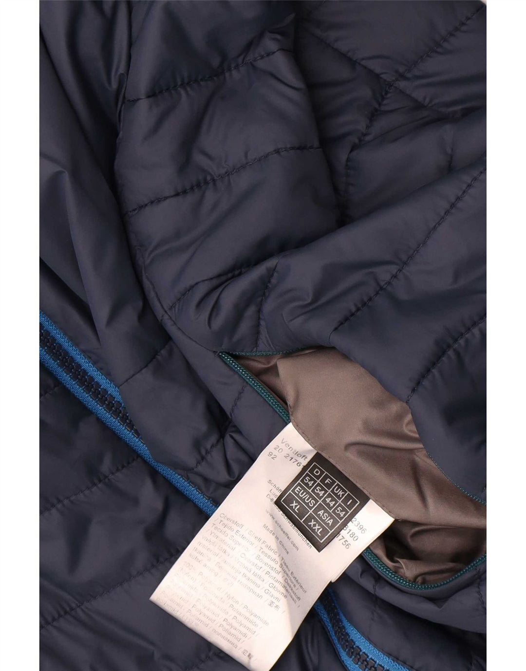 Jaqueta acolchoada masculina Schoffel UK 44 2XL azul marinho poliamida