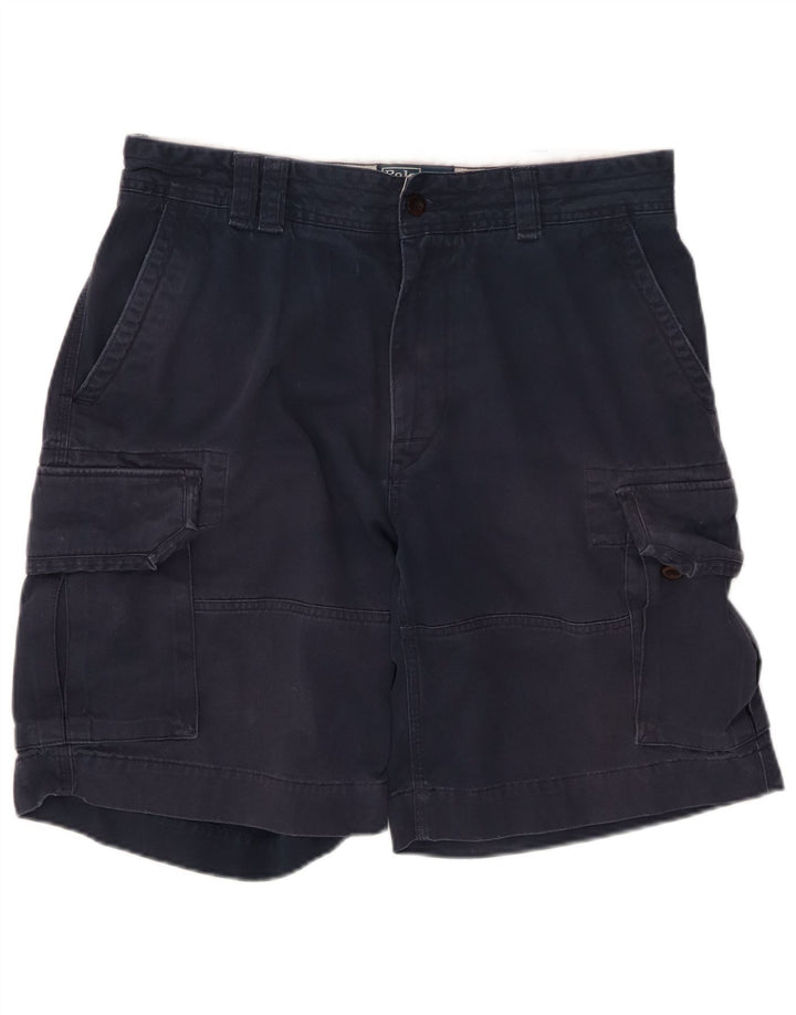 Shorts cargo masculino POLO RALPH LAUREN W34 grande algodão azul marinho