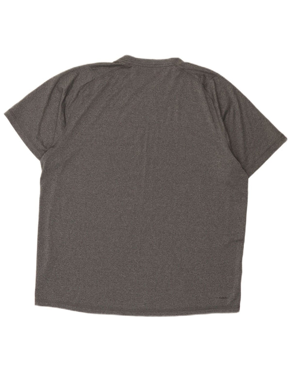 Adidas Mens Aeroready Camiseta Top XL Cinza Poliéster