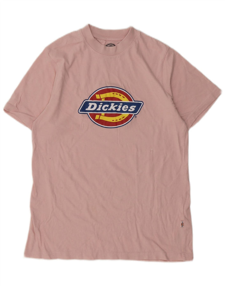 Camiseta gráfica masculina DICKIES XS algodão rosa