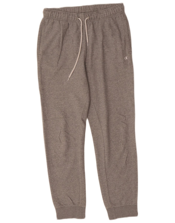 Calça de treino masculina CHAMPION joggers algodão cinza médio