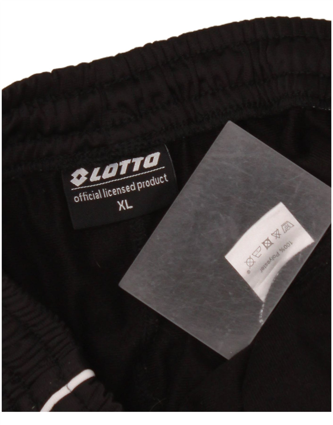 LOTTO Calça de treino feminina Joggers UK 18 XL poliéster preto