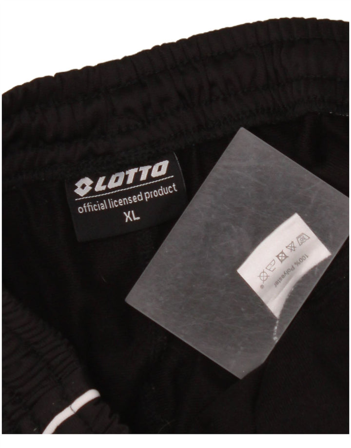 LOTTO Calça de treino feminina Joggers UK 18 XL poliéster preto