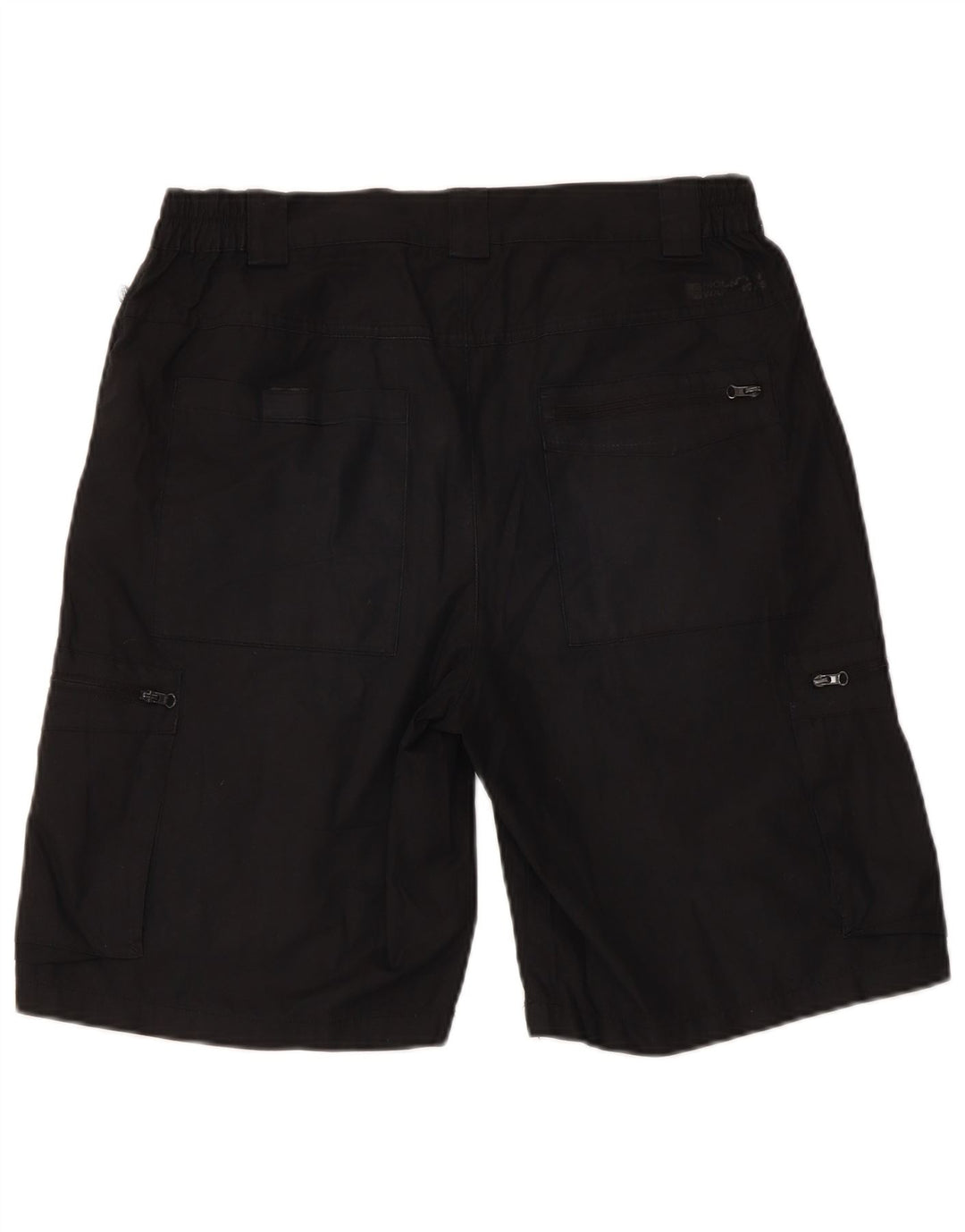 Mountain Warehouse Mens Cargo Shorts W30 poliéster preto médio