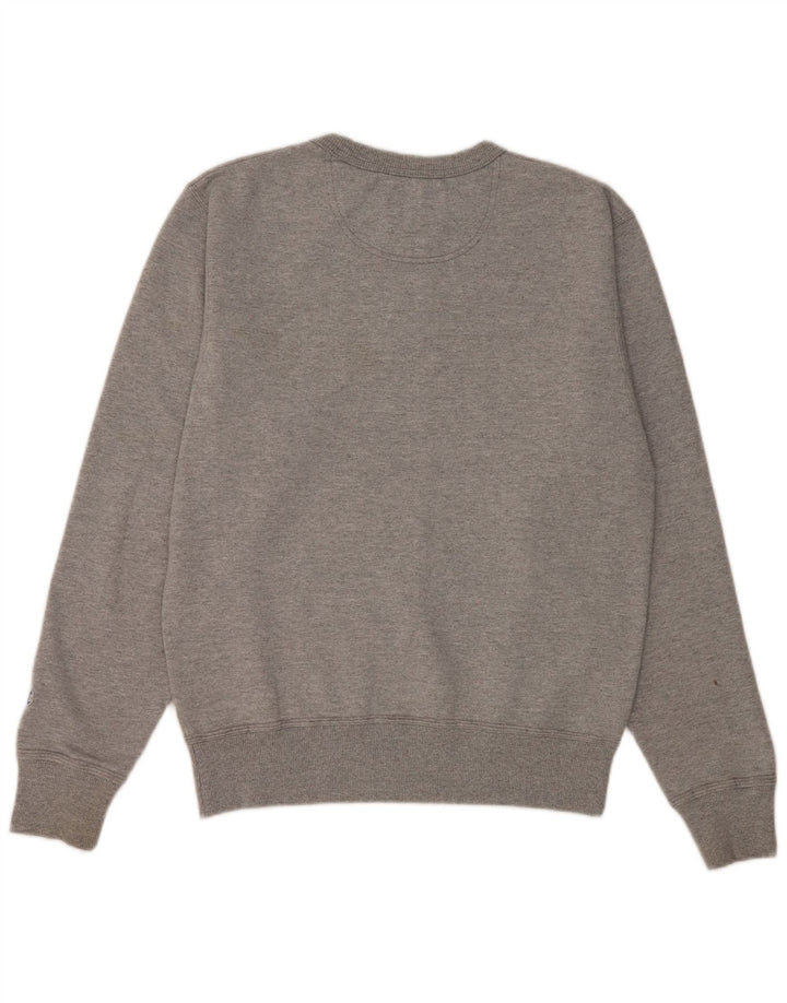 Champion moletom masculino gráfico jumper pequeno algodão cinza