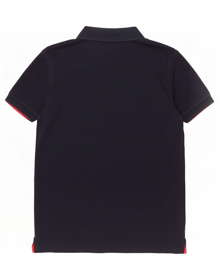 Camisa polo masculina Gant médio algodão azul marinho