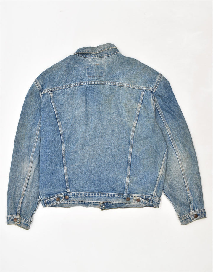 Jaqueta jeans masculina LEVI'S UK 42 XL algodão azul
