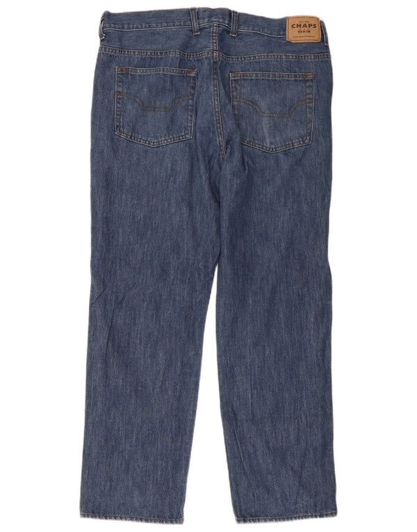 Calça jeans reta masculina Chaps W36 L30 algodão azul