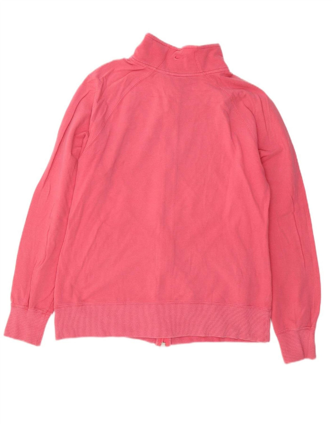 NIKE Womens Tracksuit Top Jacket UK 16/18 XL Rosa Algodão