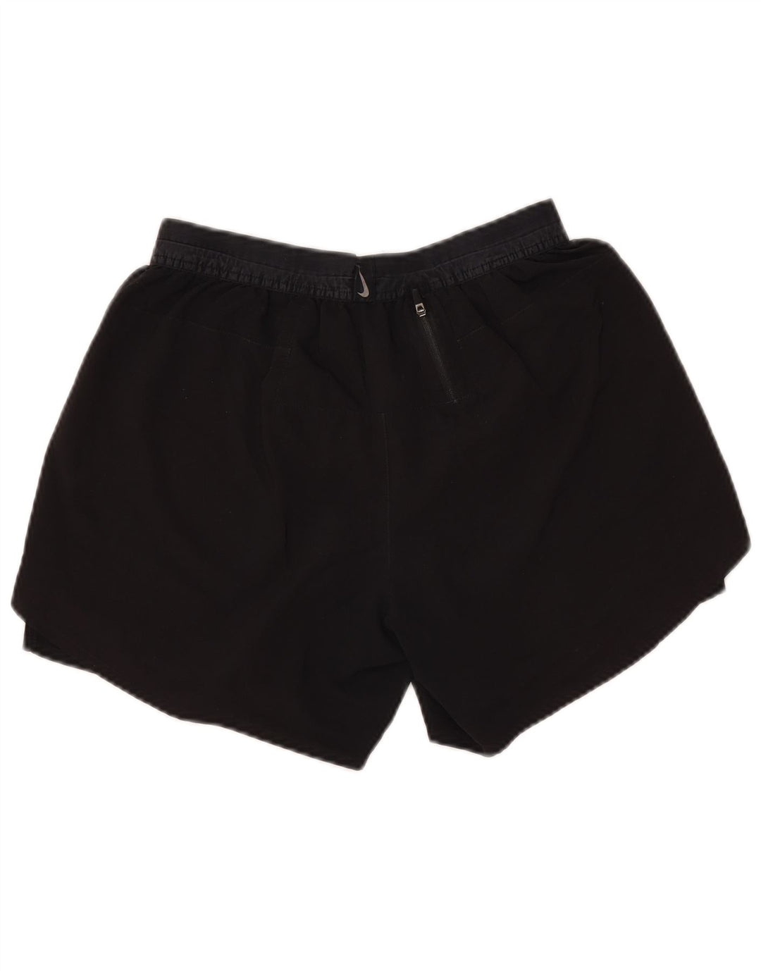 Shorts esportivos femininos NIKE Dri Fit UK 12 médio preto poliéster