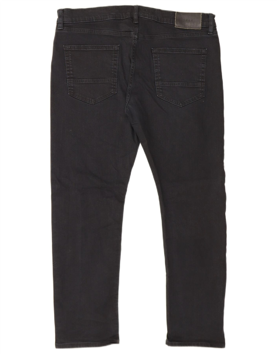 Marks & Spencer Mens Jeans Slim W36 L29 Algodão Preto
