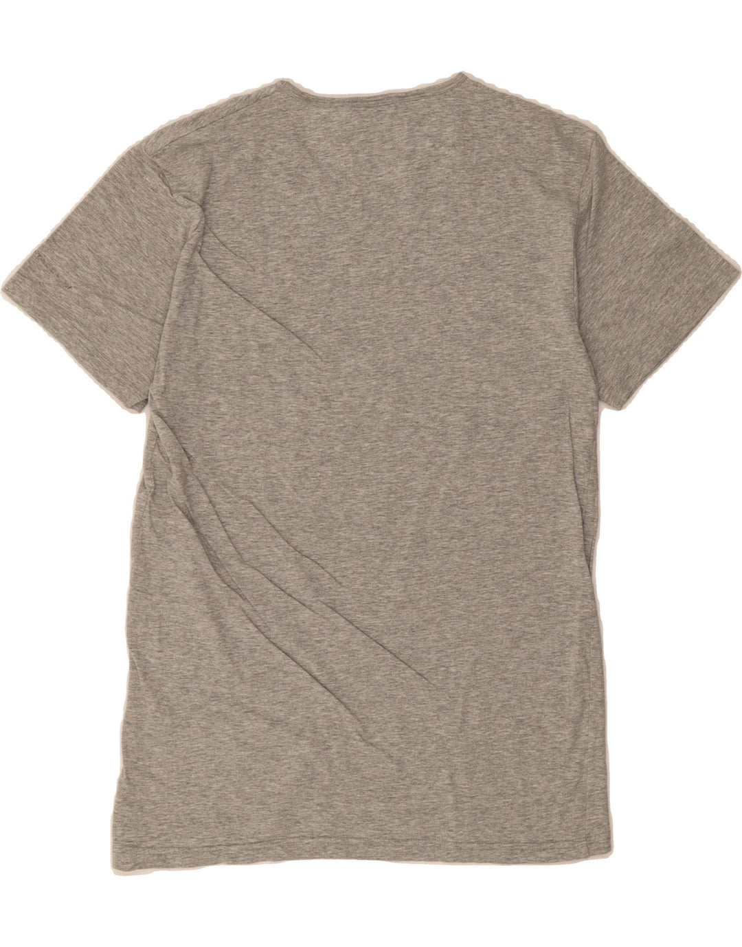SERGIO TACCHINI Womens Oversized T-Shirt Top UK 4 XS Grey Cotton Vintage Sergio Tacchini and Second-Hand Sergio Tacchini from Messina Hembry 